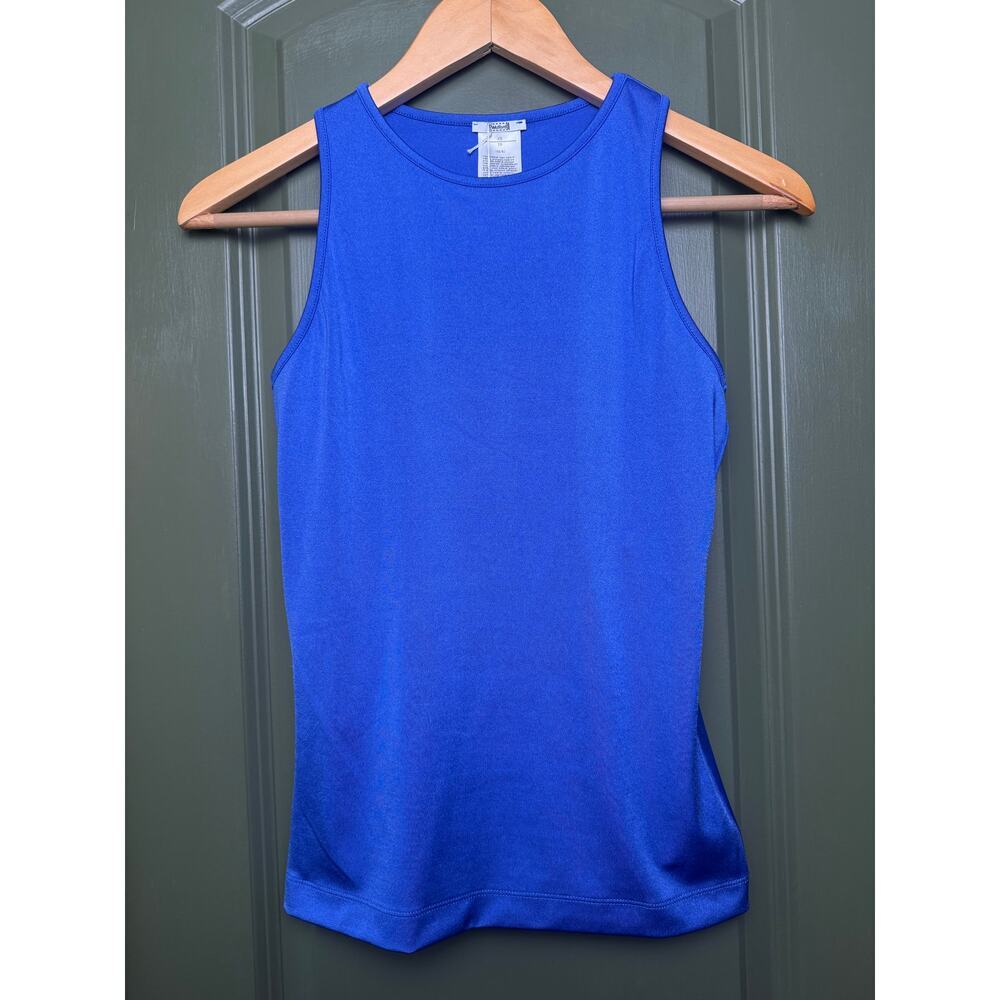 NWT Wolford The Workout Top Sleeveless Activewear Gym Performance Blue Tank XS